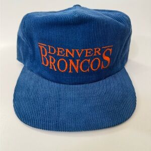Vintage Denver Broncos Corduroy Cap